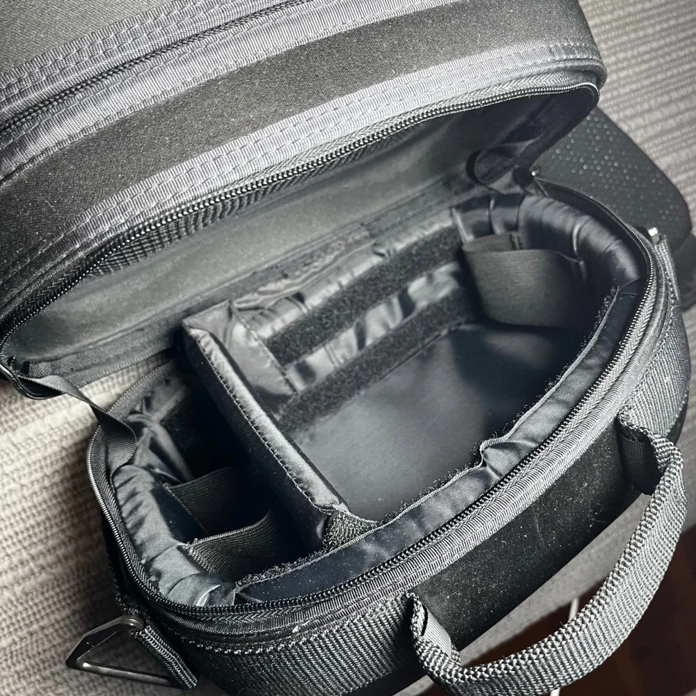 Vintage Polaroid Video Bag Camera Case Hardshell Padded Black NWT Retro Gear